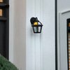 Gama Sonic Polaris Solar Wall Light, Black 177010